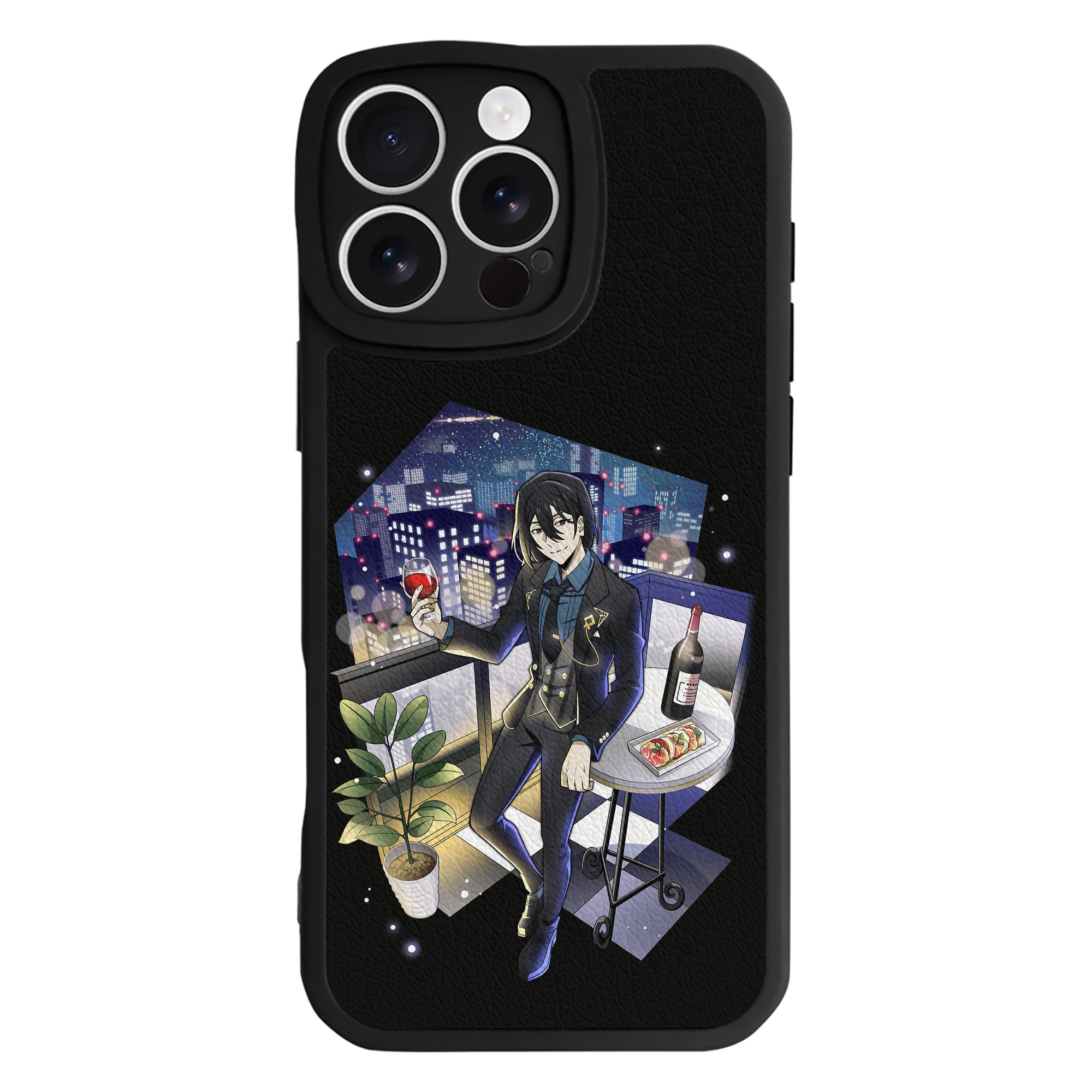 （画像用） 文豪ストレイドッグス Bungo Stray Dogs 【iPhone 16シリーズ対応】シリコンスマホケース（レザー調） 材質：シリコン